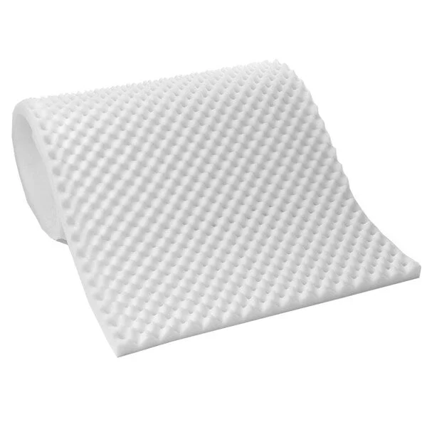 Lightweight 1-inch Convoluted Foam Mattress Topper