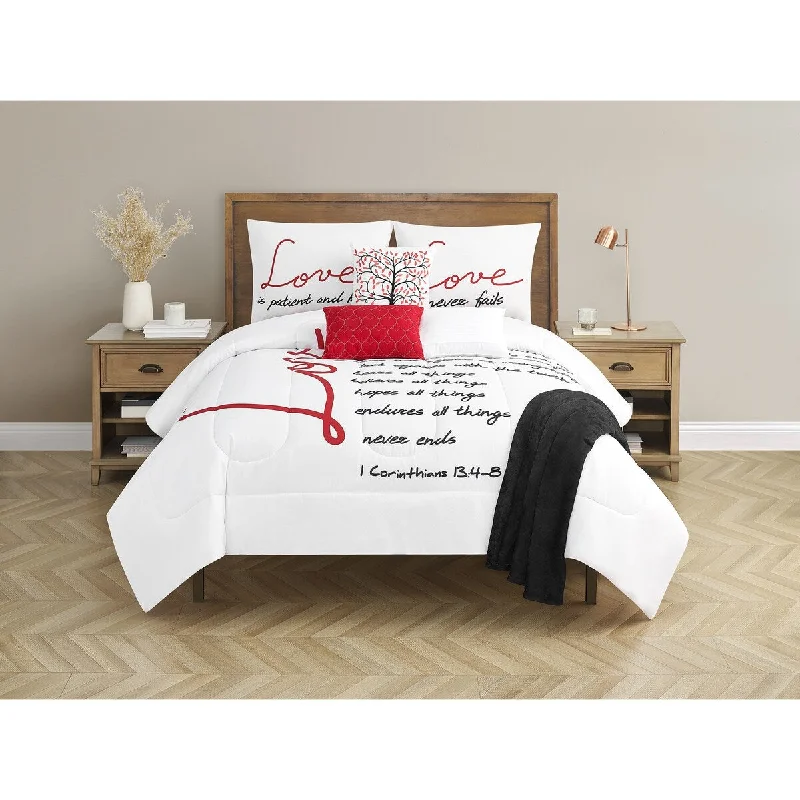 Love Story 7 Piece Comforter Set