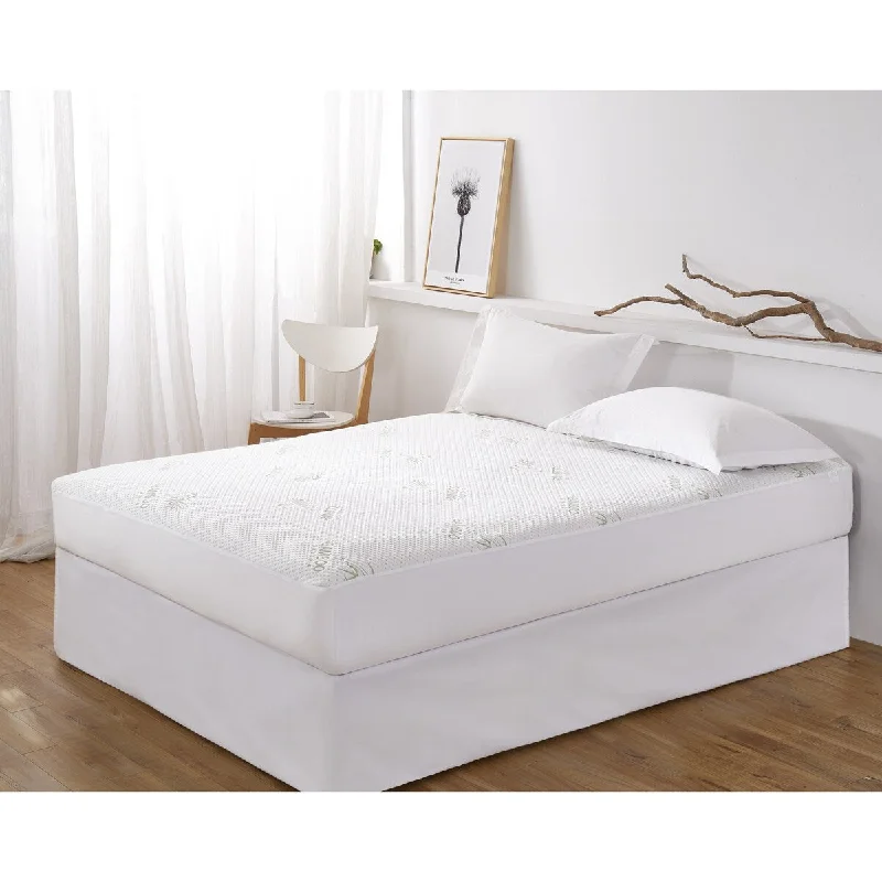 Marina Decoration Soft Waterproof All Season Deep Pocket Rayon from Bamboo Fitted Mattress Protector