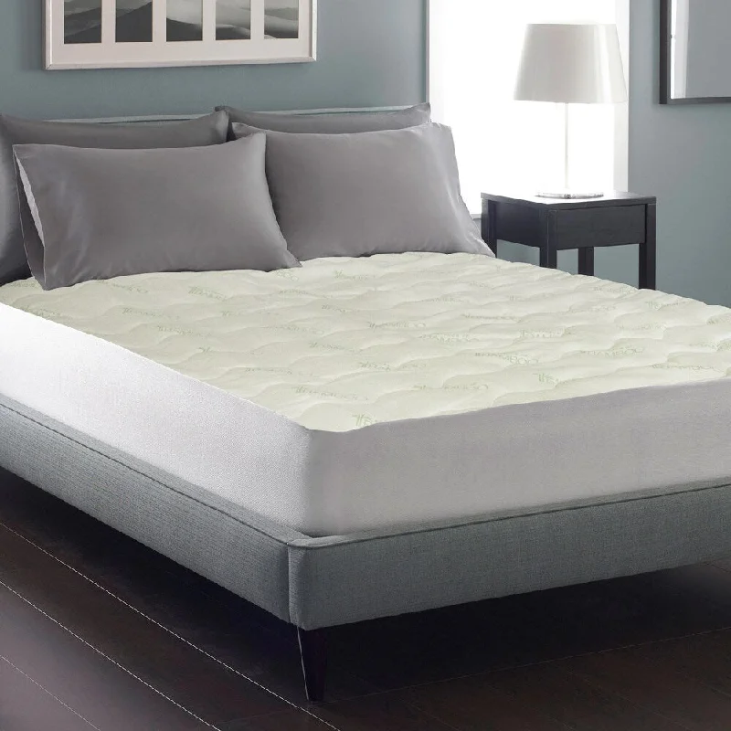 Rayon from Bamboo Blend Knit Mattress Pad