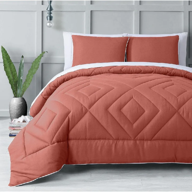 RBX Coral 3-piece Comforter Set