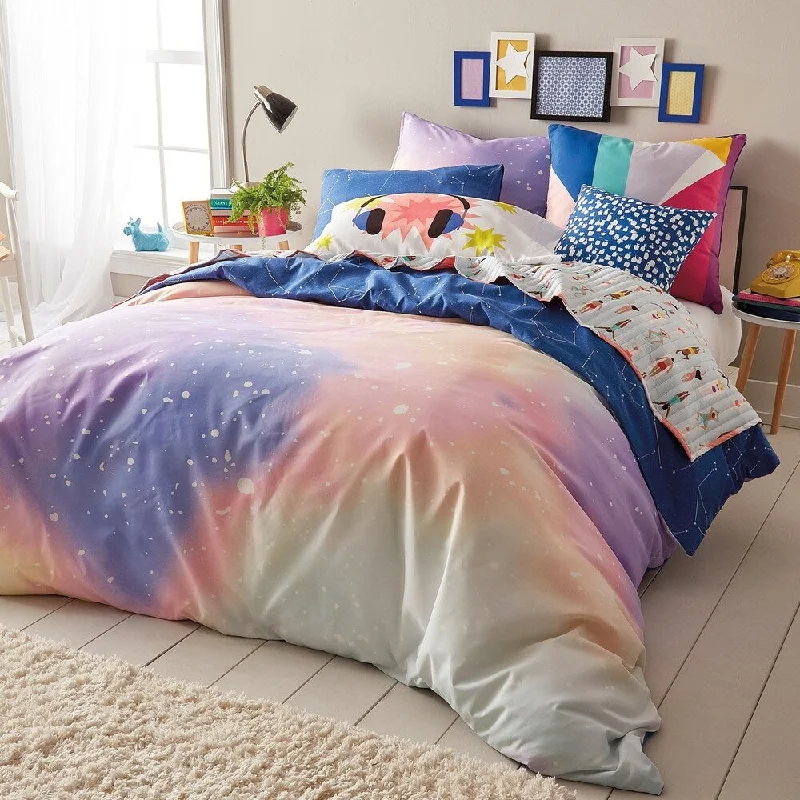 Scribble Twilight 3-piece Reversible Comforter Set