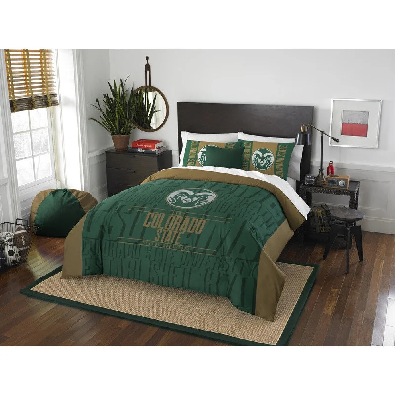 The Northwest Company Colorado State Modern Take Green Full/ Queen 3-piece Comforter Set