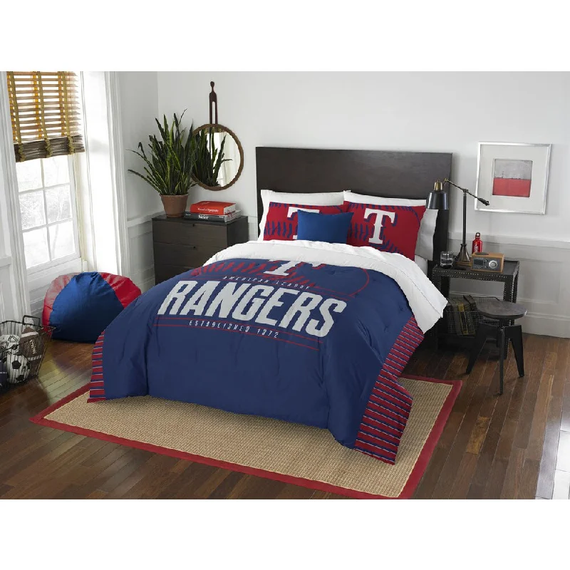 The Northwest Company MLB 849 Rangers Grandslam F/Q Comforter Set