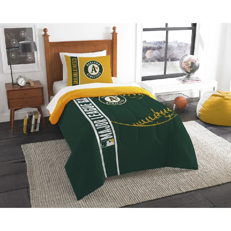 The Northwest Company MLB 862 Athletics Twin Printed Comforter Set