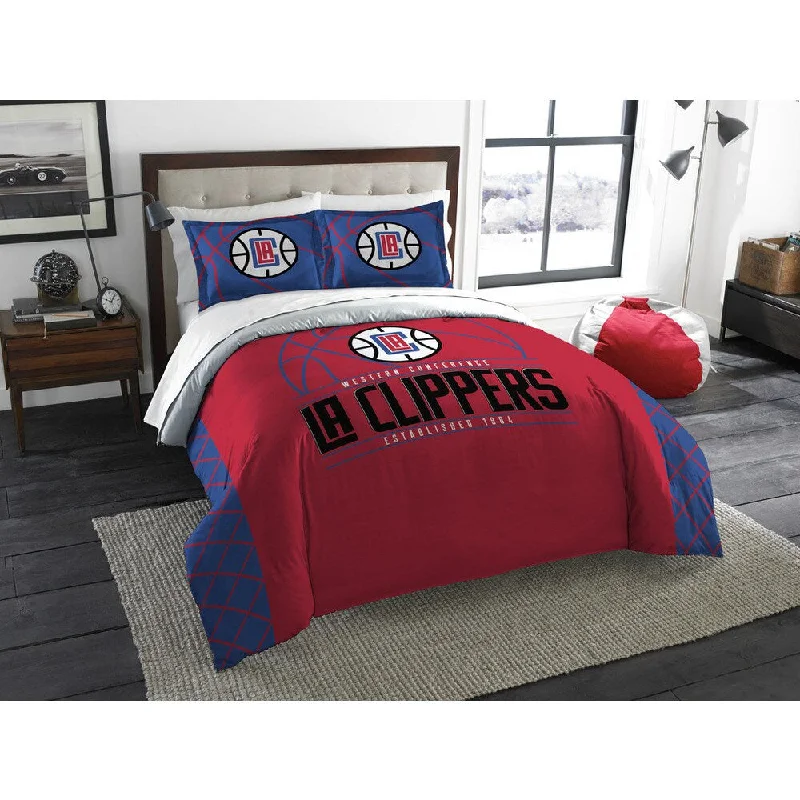 The Northwest Company NBA 849 Clippers Reverse Slam Full/Queen 3-piece Comforters Set