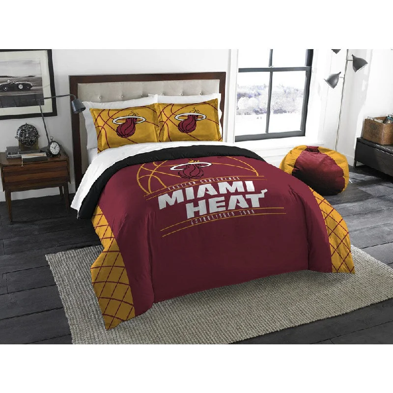 The Northwest Company NBA Miami Heat Reverse Slam Full/Queen 3-piece Comforter Set