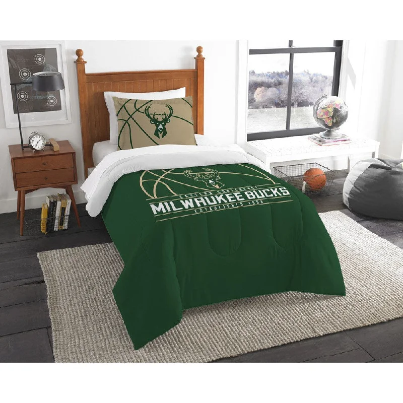 The Northwest Company NBA Milwaukee Bucks Reverse Slam Twin 2-piece Comforter Set