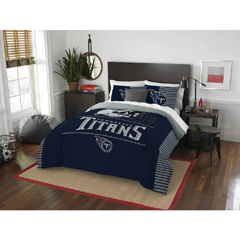 The Northwest Company NFL Tennessee Titans Draft Full/Queen 3-piece Comforter Set