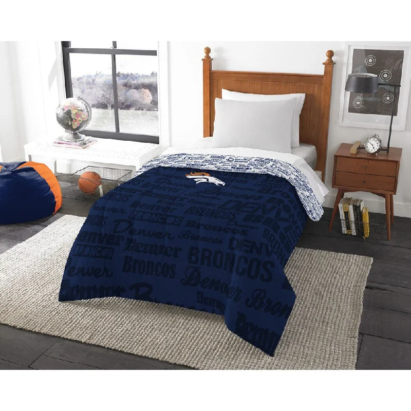 The Northwest Company Official NFL Denver Broncos Anthem Twin Comforter