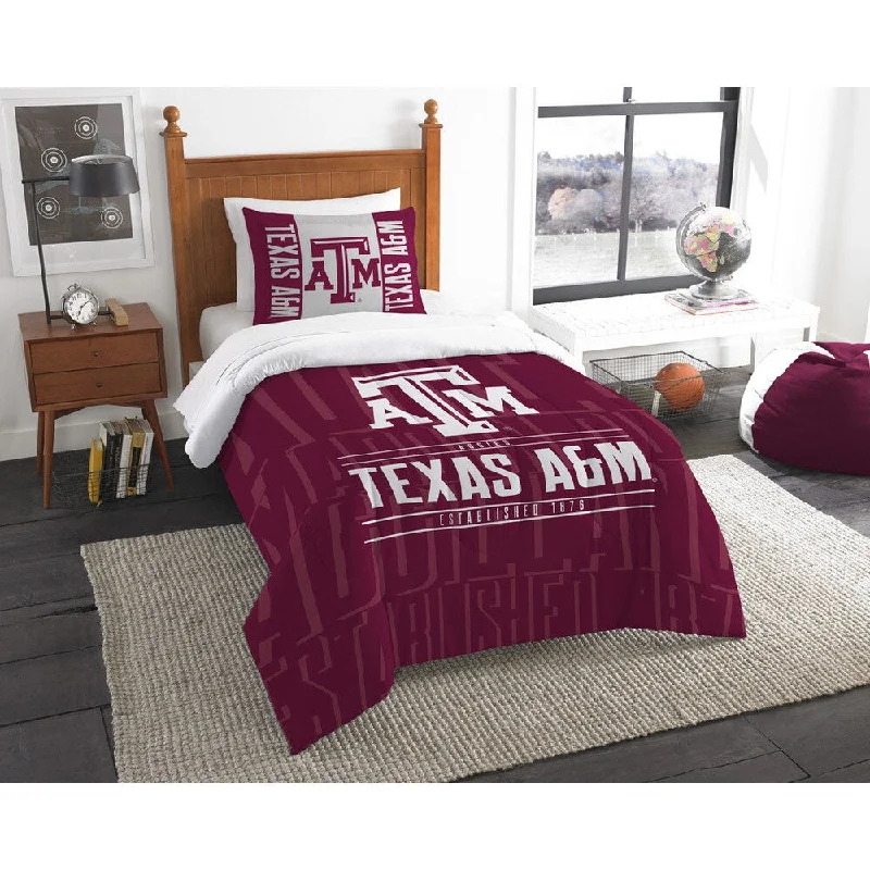 The Northwest Company Texas A and M Twin 2-piece Comforter Set